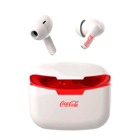 Fone de Ouvido TWS Flow Earbuds Coca-Cola - Branco - 2096