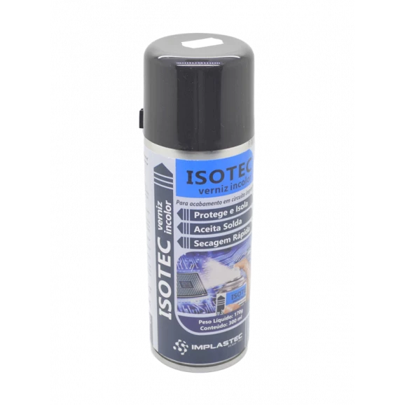 Verniz Spray ISOTEC  Incolor 300ml - Implastec