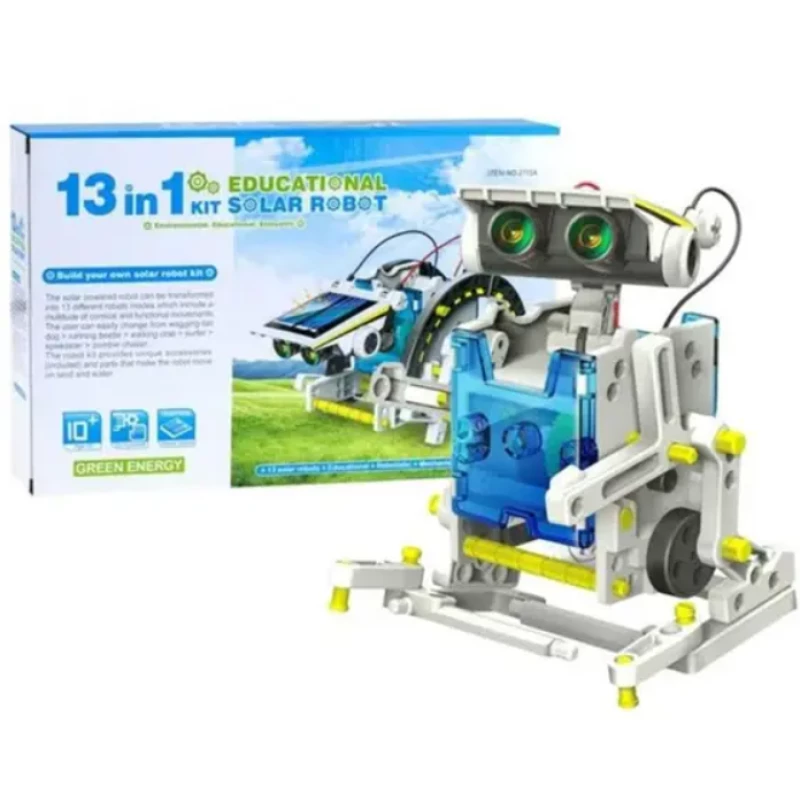 13in1 EDUCATIONAL KIT SOLAR ROBOT 教育用キット Kit Educacional Robô Solar - 13 EM 1 - Facíl de Montar - WP102615