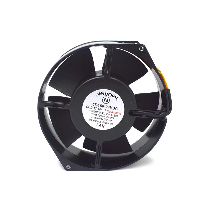 Microventilador RT-150-24VDC 172x150x55mm Rolamento - 17.104-H