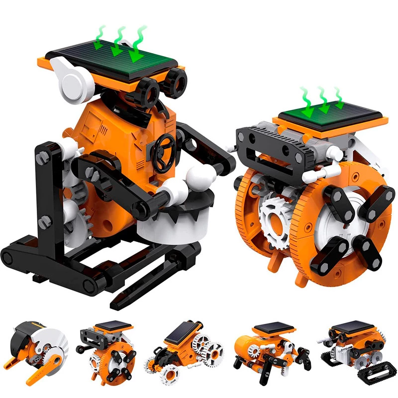 Kit Educacional Robô Solar 7 em 1 - No. 9501 - Fácil de Montar