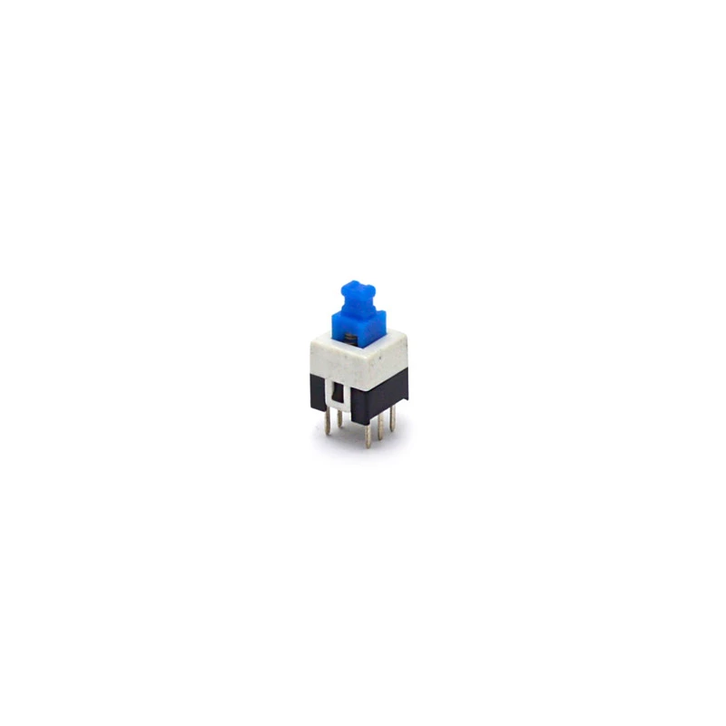 Chave Push-Button 7x7 com Trava