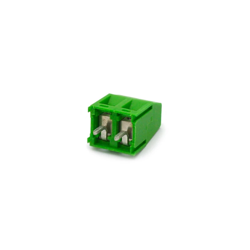 Conector Verde Multipolar AKZ350.02 Fixo de 2 vias - Passo 5,08mm