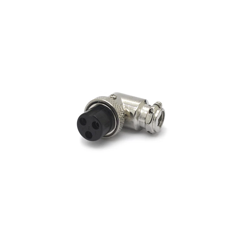 Conector Mike 90º Fêmea M16 JL33056 - 2 a 8 Vias - Jiali