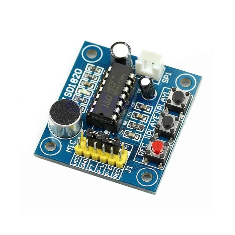 Módulo Gravador de Voz com Microfone e Alto-falante Compatível com