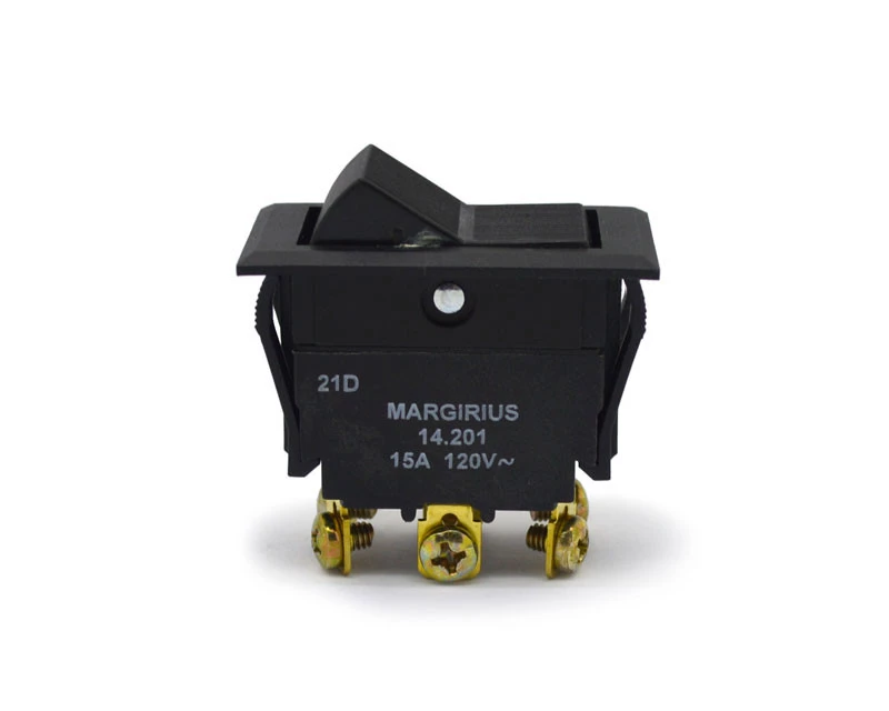 Chave Tecla Plástica Bipolar 15A/120V 14.201 Liga/Liga MFT1FP1Q