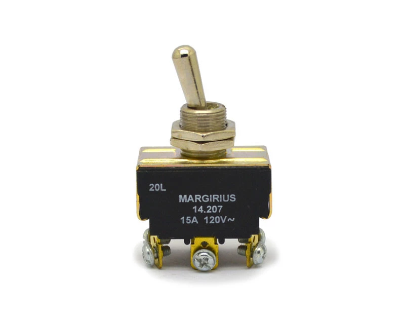 GEM 15ポンド Chave Alavanca Metálica Bipolar 15A/120V 14.207 Liga/Desliga/(Liga