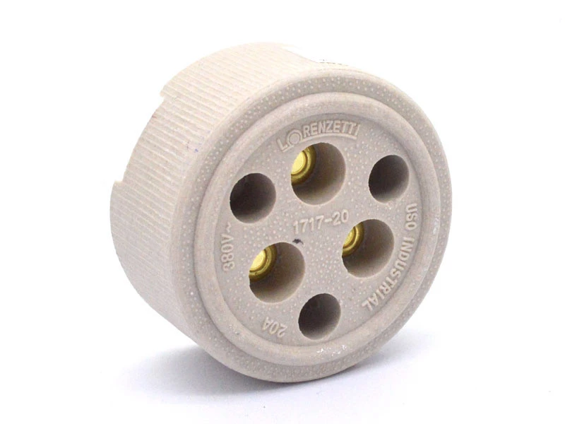 Tomada Porcelana 3P 20A - 1717-20A - Lorenzetti