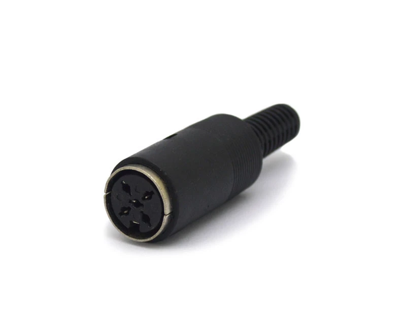 Conector Din JL21321/5P 5 Pinos 90° Com Rabicho - Jiali