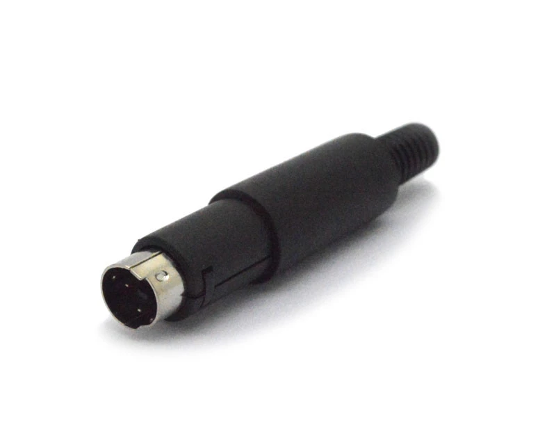 Conector Mini Din Macho JL21323/3P 3 Pinos Com Rabicho - Jiali