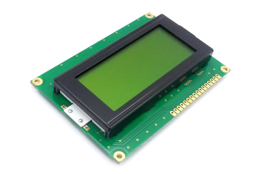 Display LCD 16x04 Verde com Luz de Fundo (Back Light) WH-1604A-YYH