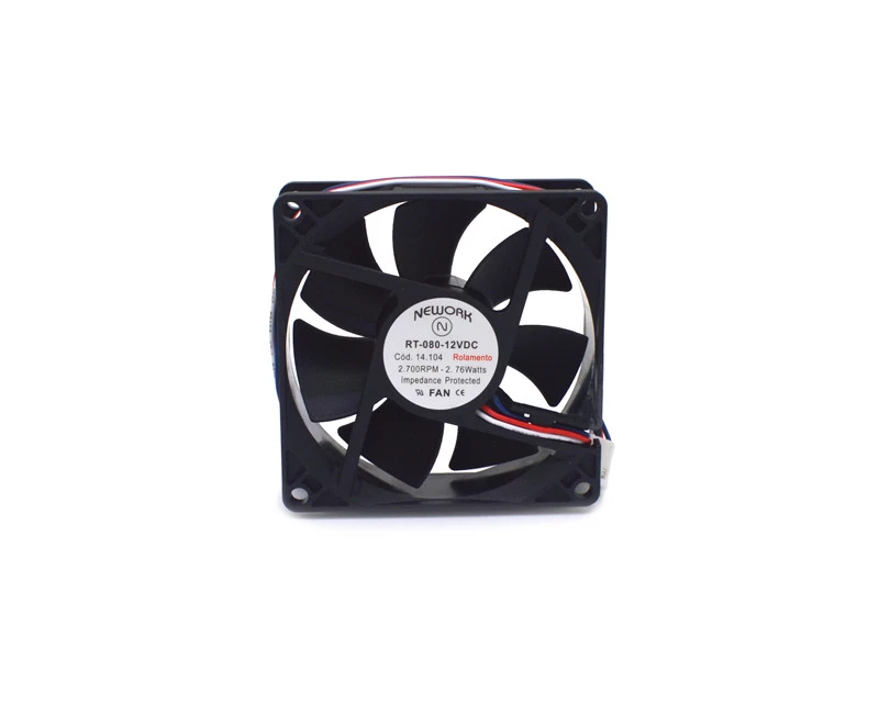 Microventilador Cooler RT-080 12VDC 2.700RPM 2.04 Watts