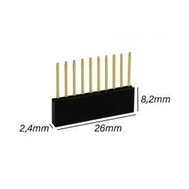 Barra de Pinos 10 Vias para Arduino - 03-243 - GC-250