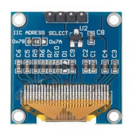 Display OLED 0.96" I2C 128x32 Azul Compatível com Arduino 064-0101 - GC-62