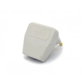 Plug Tomada Desmontável Cinza 90º 2P 10A/250V - Ref.1664 - Daneva