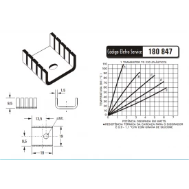 Dissipador de Calor 180847 - Eletro Service 