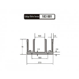 Dissipador de Calor 183001/20 - Eletro Service