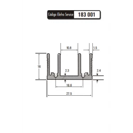 Dissipador de Calor 183001/15 - Eletro Service 