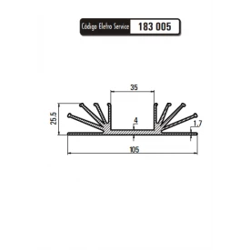 Dissipador de Calor 183005/40 - Eletro Service