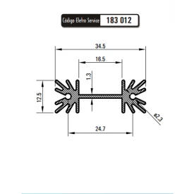 Dissipador de Calor 183012/50 - Eletro Service