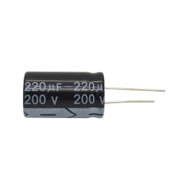 Capacitor Eletrolítico de 220uF - 16V a 450V