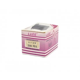 Transformador de Tensão 127/220V para 3V+3V 300mA