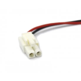 Conector para Bateria 2 vias Fêmea com Cabo de 15cm, suporta Corrente de 20A - ELP-2P - 31271