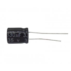 Capacitor Eletrolítico de 330uF - 16V a 450V