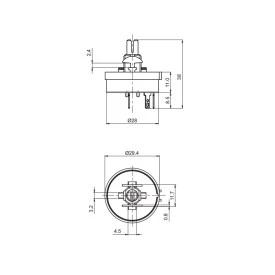 Interruptor Rotativo 1 Polo 7 Posições 37007 A1B1E1S - Margirius