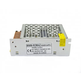 Fonte de Alimentação Chaveada 5V/6A Entrada 100-240Vac 50/60Hz - 39.1.009