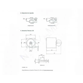 Motor Ac Com Caixa De Redução 110v 70 Kgf.cm 5 Rpm - Motor 56