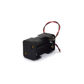 Suporte para 4 Pilhas AA com Rabicho de 15cm - JD15-6016A - Jinda
