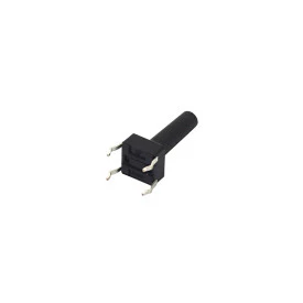 Chave Táctil com 4 Terminais 6x6x15mm 180º - KFC-A06
