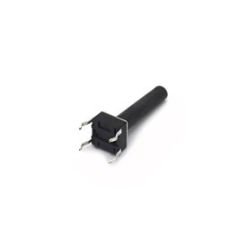 Chave Táctil com 4 Terminais 6x6x19mm 180º - KFC-A06