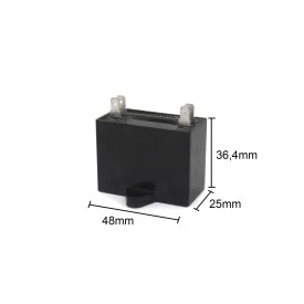 Capacitor de Partida Quadrado 7uF/450Vac 50/60Hz +-5%
