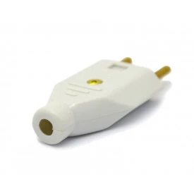 Plug Tomada 2P+T 90º 10A/250V Cinza - 8314190 - FAME