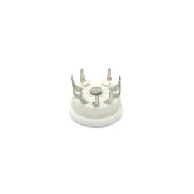 Soquete para Válvula de 9 Pinos (Noval) Cerâmico (Solda em placa - PCI) - 9PINPC