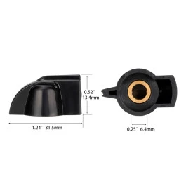 Knob Cabeça de Galinha (Chicken Head) 6,35mm - Diversas Cores - A-2019 