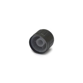Knob de Alumínio para Potenciômetro de Eixo Estriado - A21x17 - Preto