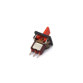 Chave Alavanca Metálica Bipolar PCI 1A 17.105 com 3 Terminais (Liga)/Desliga/(Liga) Momentânea - A2B2MTSE - Margirius
