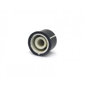 Knob Estriado sem Parafuso - Preto - AD-20E
