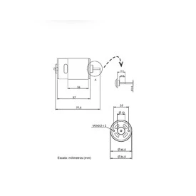 Micro Motor DC 12V 360mA 6500RPM - AK555/306PL12S6500C - Cód. Motor 79