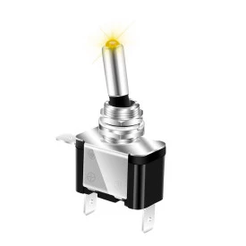 Chave Alavanca Com Led 25A/12Vdc - Diversas Cores - ASW-07D - Jietong