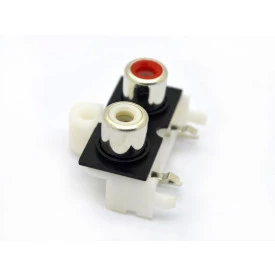 Jack RCA duplo PCI 90º para fixação AV2-8,4-10