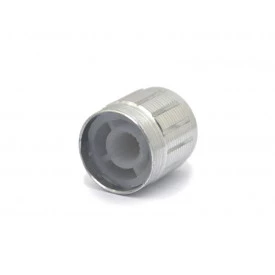 Knob de Alumínio para Potenciômetro de Eixo Estriado - B17x17 - Cromado