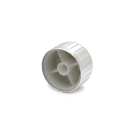 Knob de Alumínio para Potenciômetro de Eixo Estriado - B32x17 - Cromado