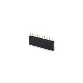Barra de Pinos Simples 1x10 Passo de 2,54mm - BCI010-1E