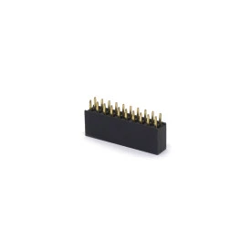 Barra de Pinos Dupla 2x10 Passo de 2,54mm - BCI010-2E