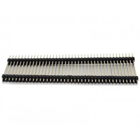 Barra de Pinos Dupla Espaçador 2x40 Macho - BMED040-2E