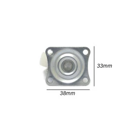 Roda Boba Giratória 25 x 35mm - GC-245